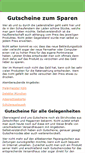 Mobile Screenshot of gutscheinriese.com