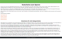 Tablet Screenshot of gutscheinriese.com